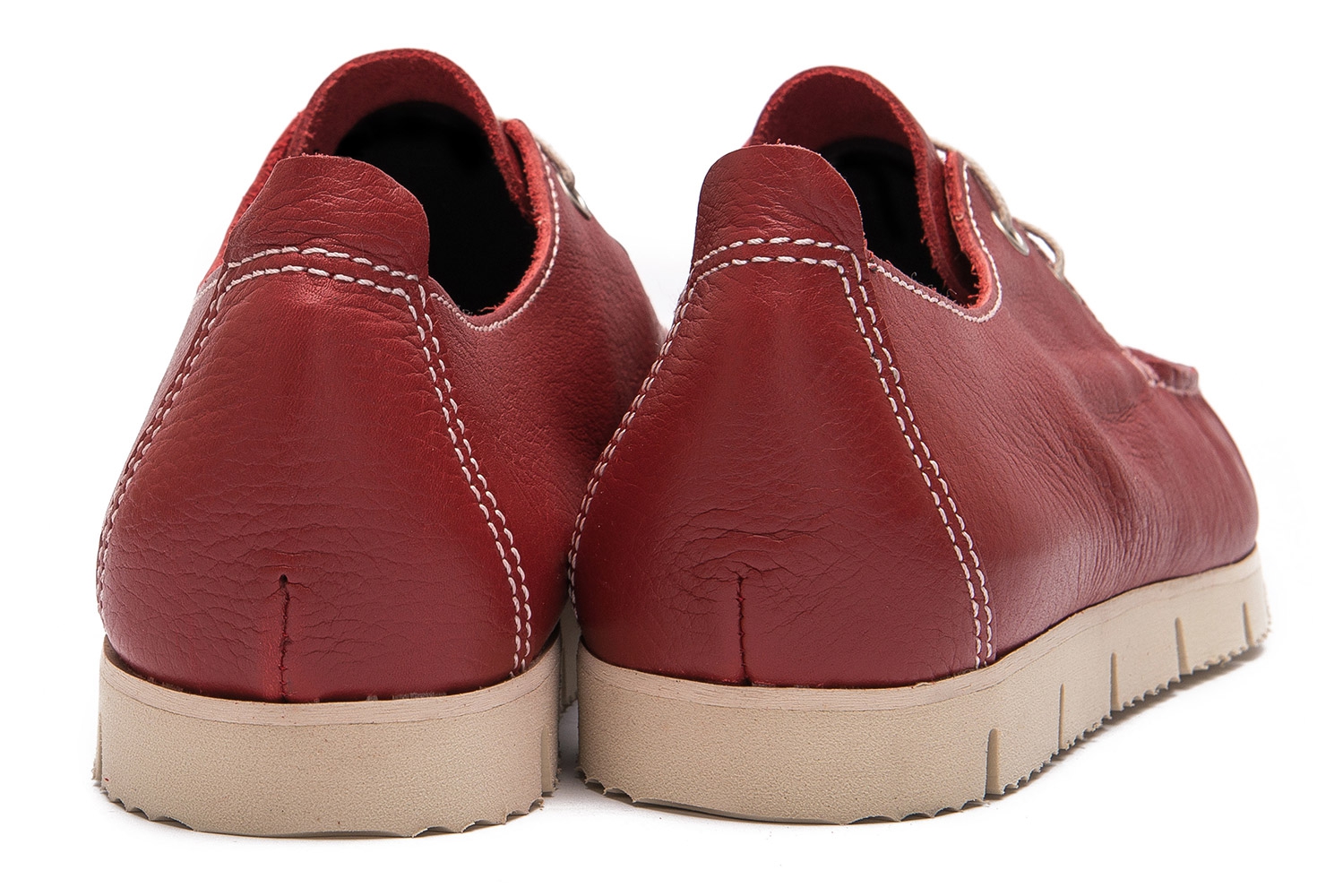 Pantofi rosii piele naturala 2