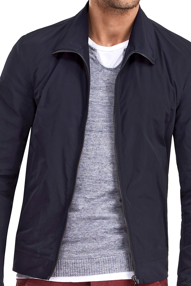 Navy plain jacket 1