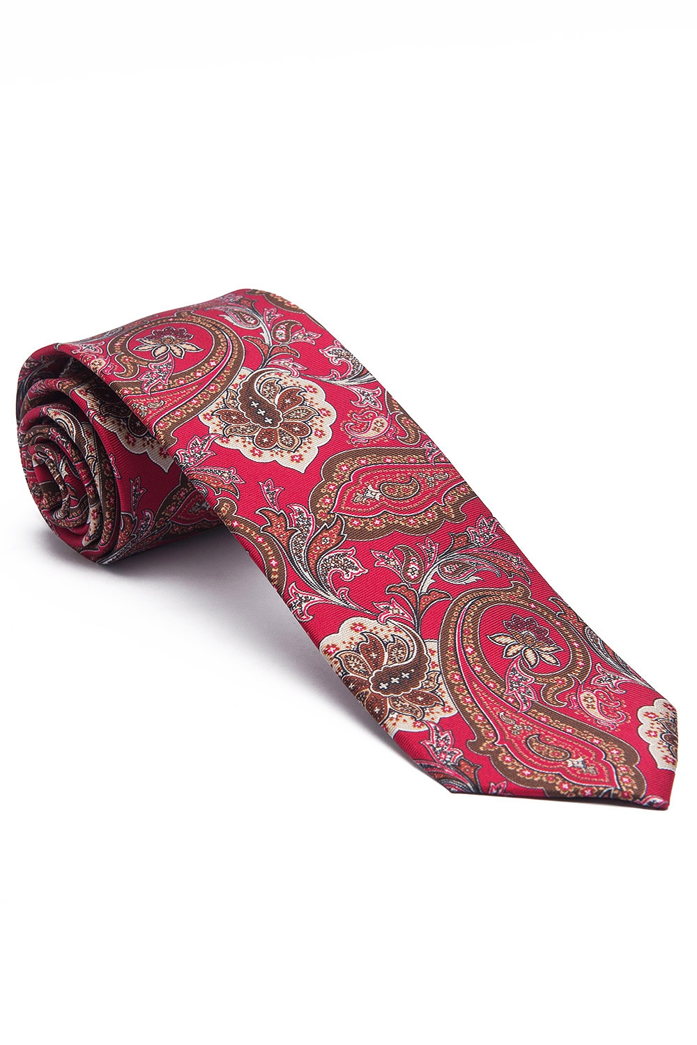 Cravata roz print floral 0