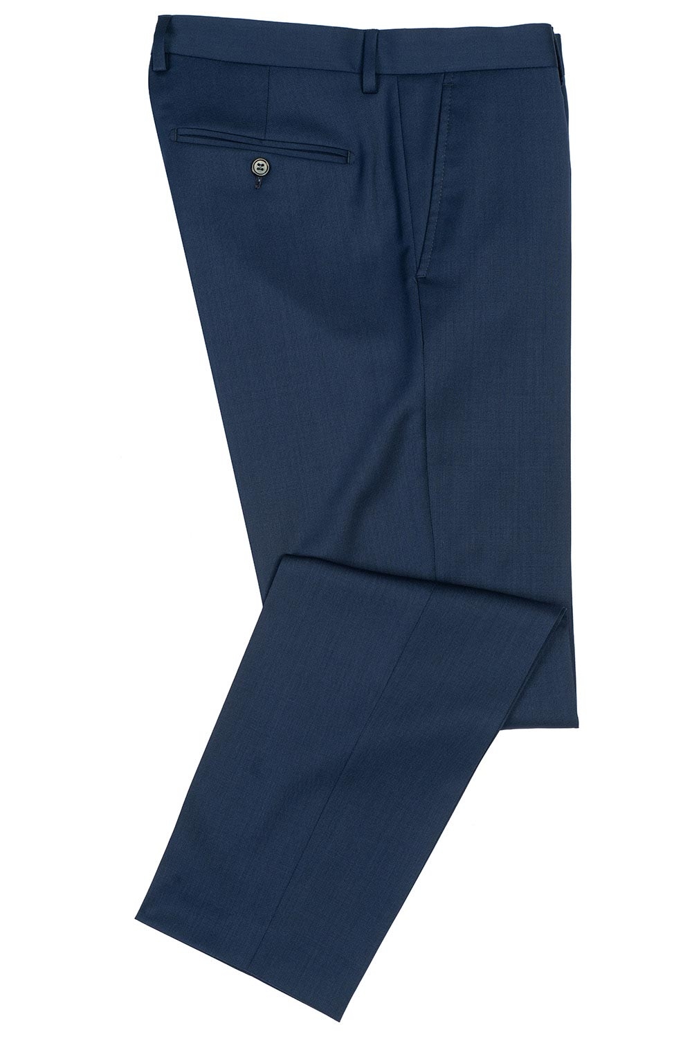 Pantaloni slim conti albastri uni 0
