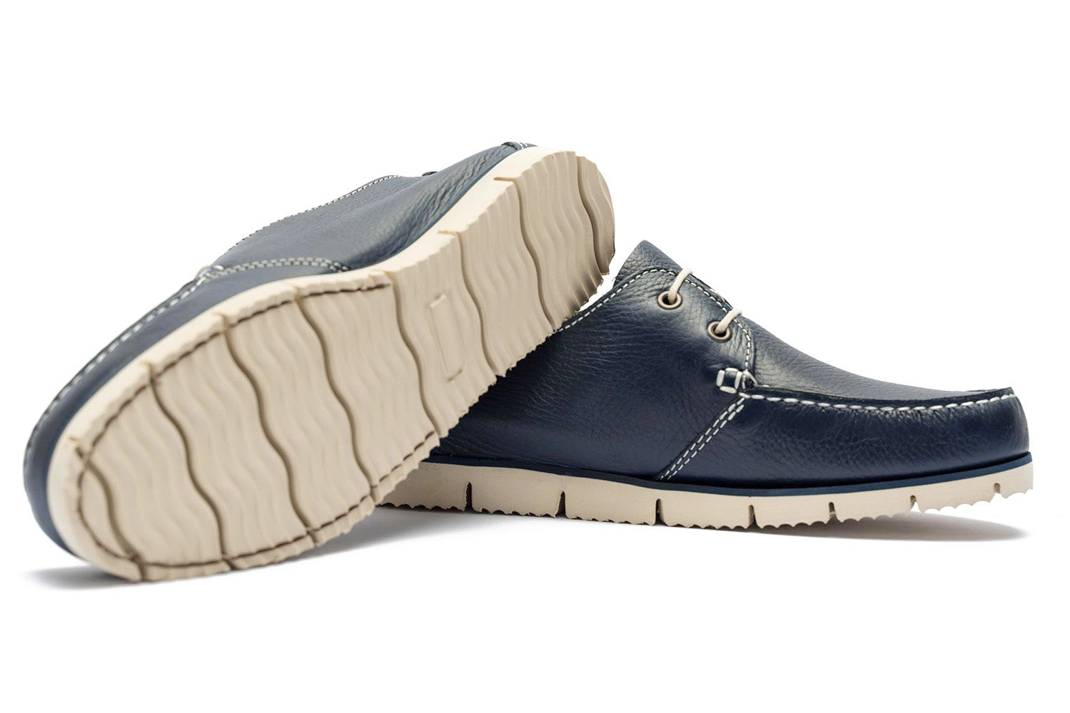 Boat shoes bleumarin piele naturala 1
