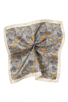 White pocket square