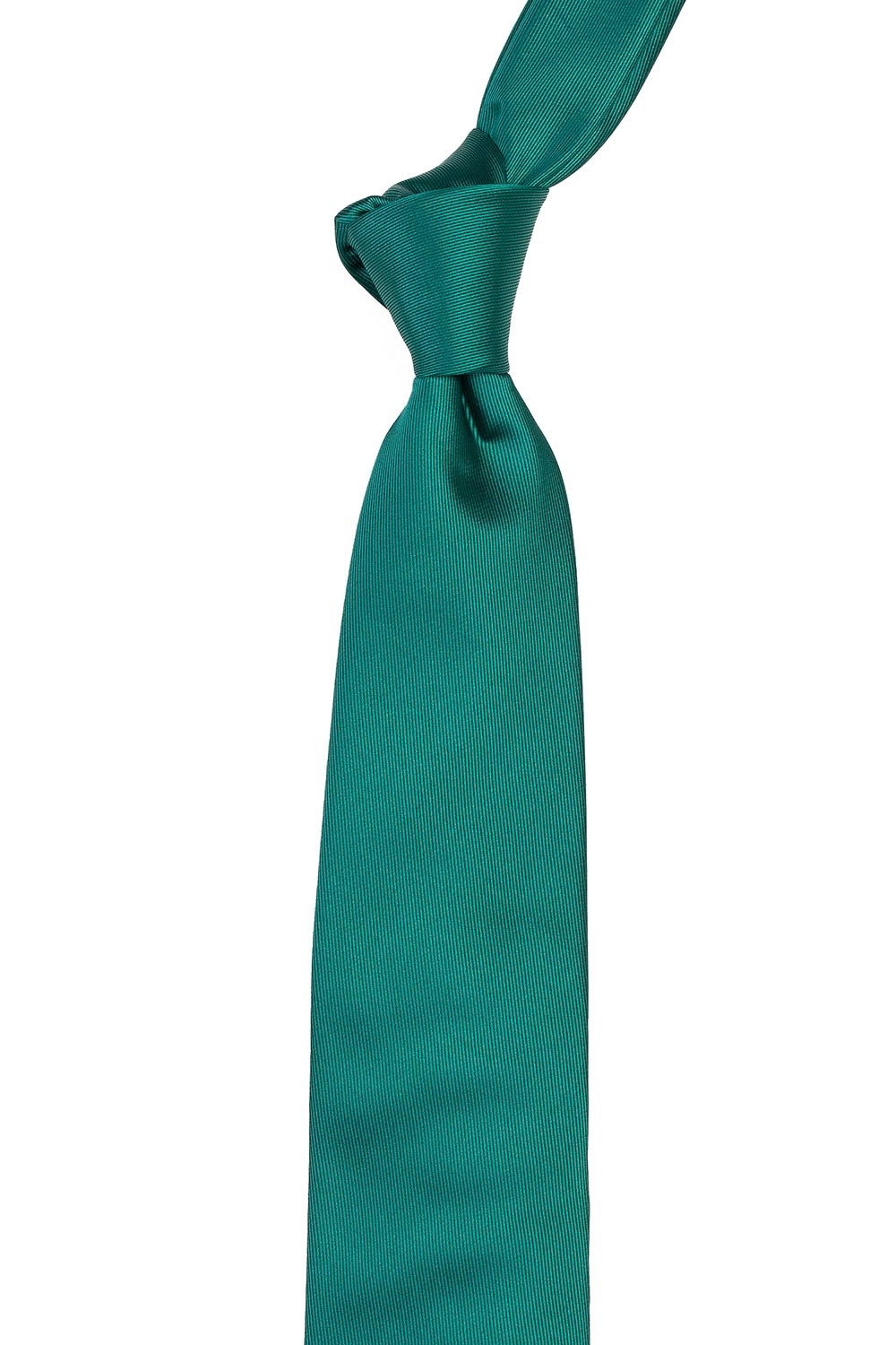Cravata poliester tesut albastra uni 1