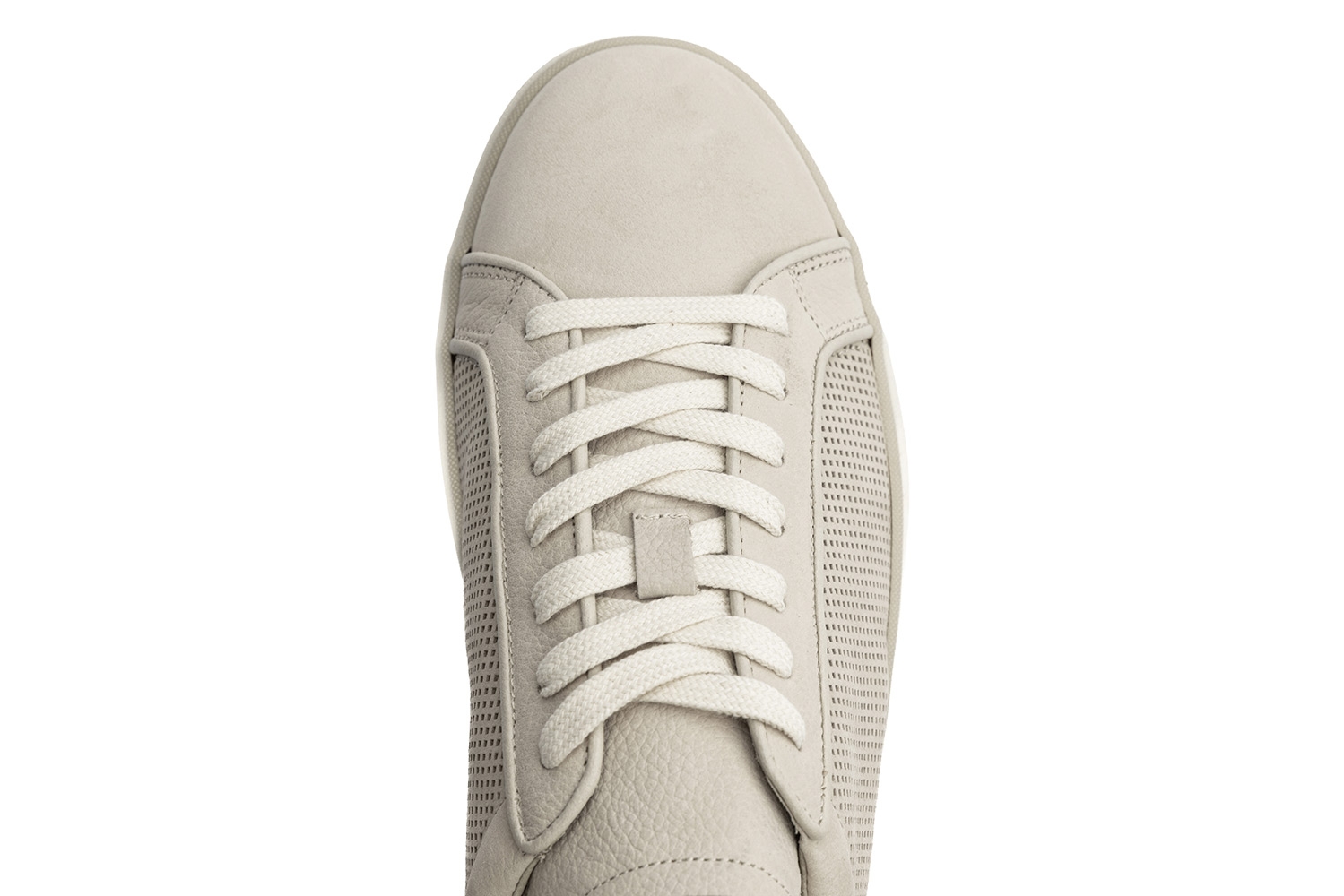 Sneakers bej piele naturala 3