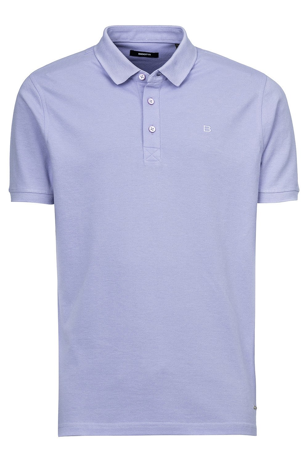 Tricou polo slim lila uni 1