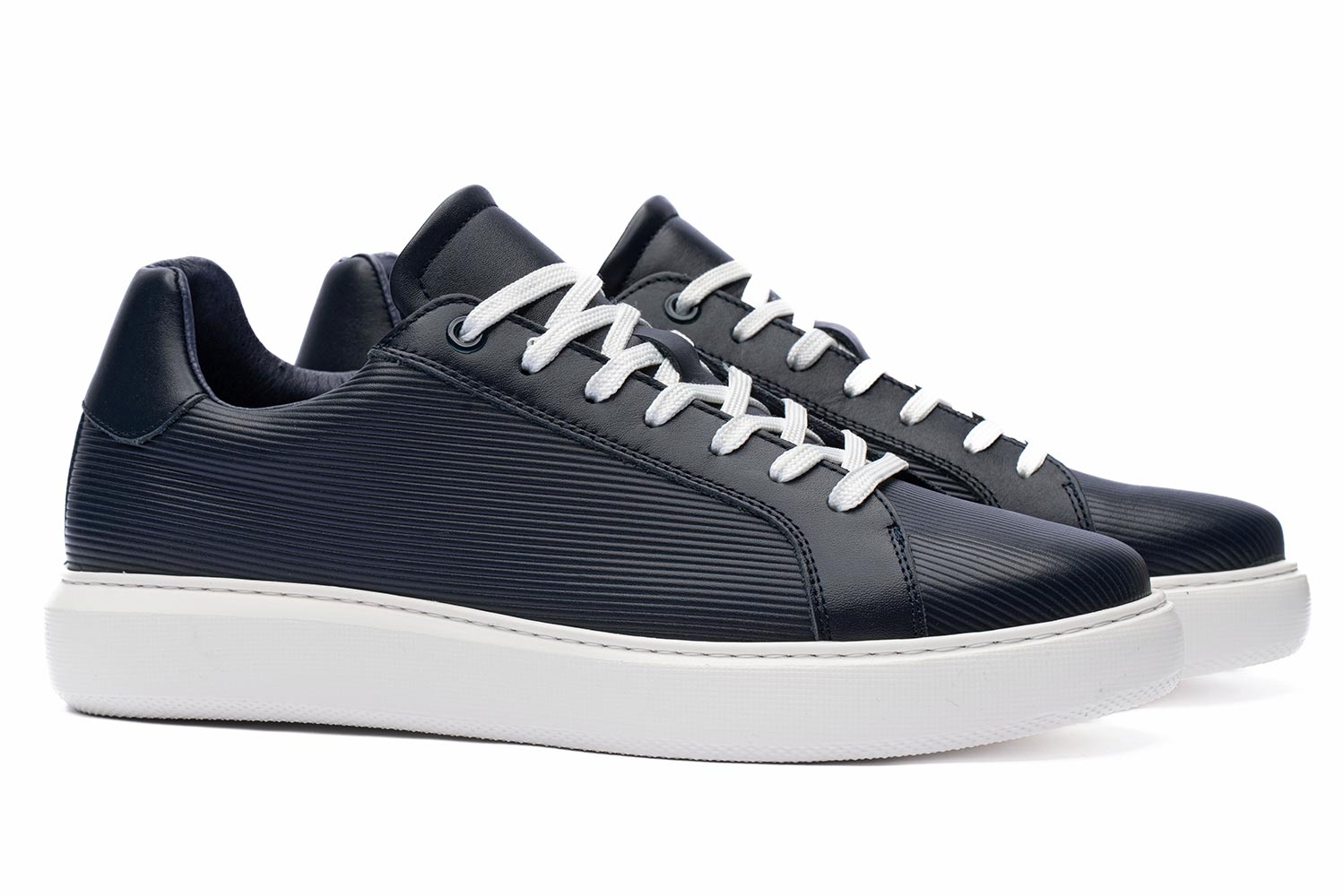 Sneakers bleumarin piele naturala 0