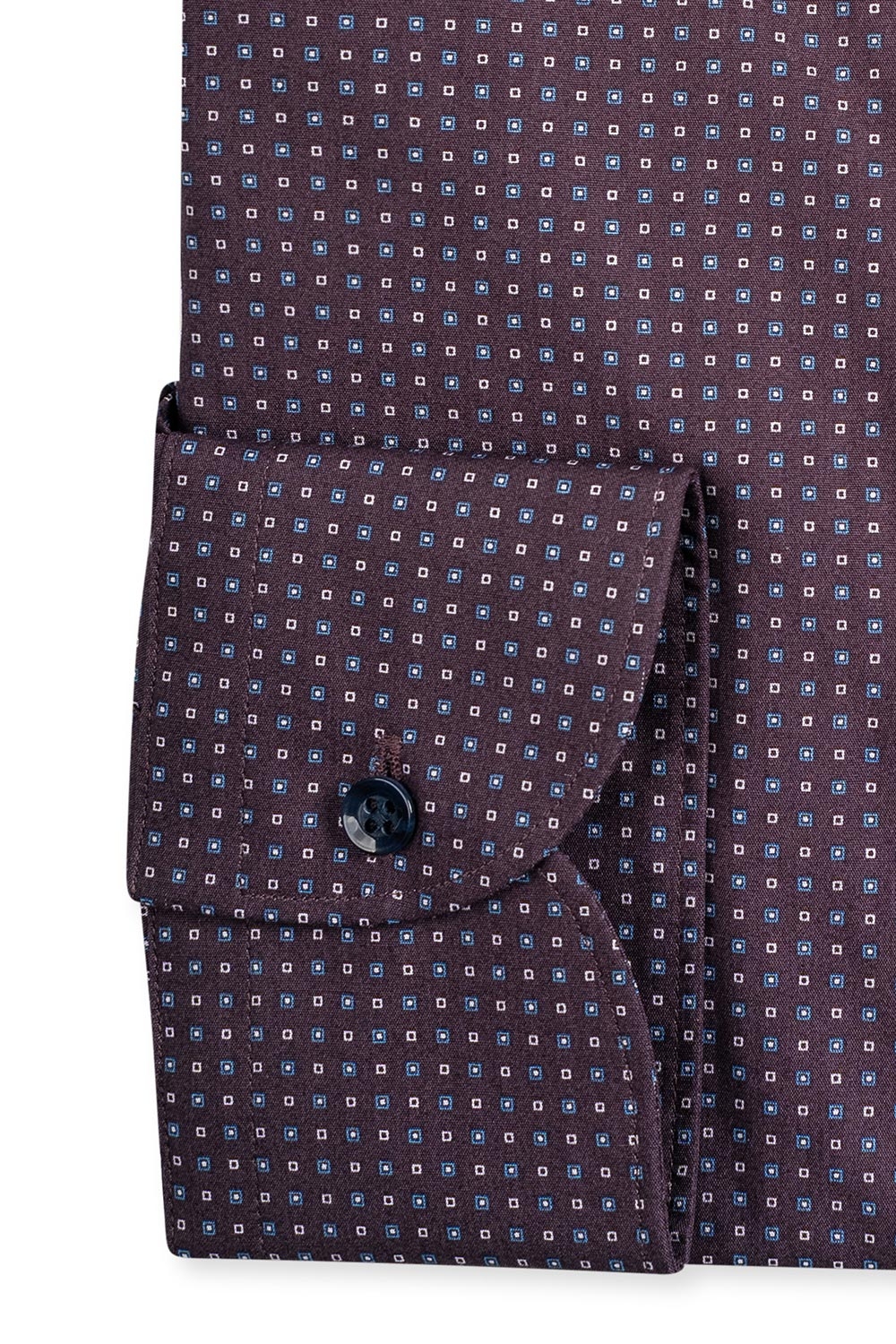 Camasa shaped mov print geometric 2