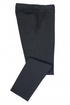 Pantaloni slim bleumarin uni