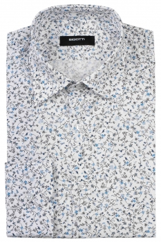 Camasa shaped alba print floral